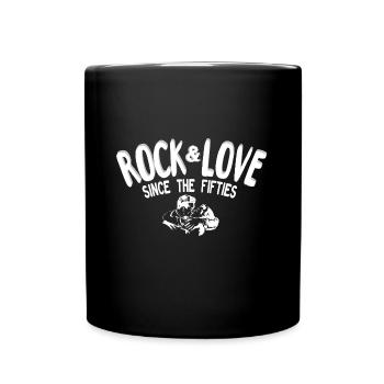 Rock Love since the fifties - Mug uni - noir - Devant
