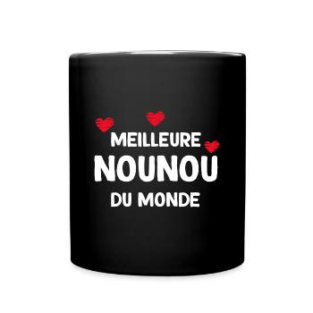 Nounou Parfaite La Meilleure Du Monde - Mug uni - noir - Devant