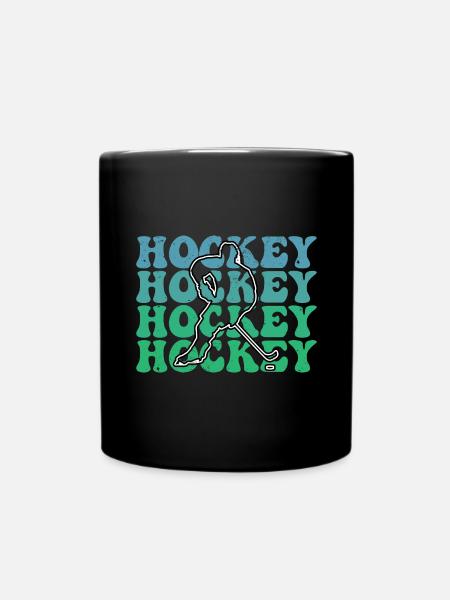Hockey sobre hielo Patines Puck Hockey Mujeres - Taza monocolor - negro