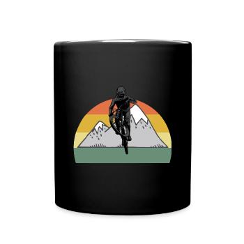 Vélo de montagne Cyclisme Cyclisme Cyclisme - Mug uni - noir - Devant