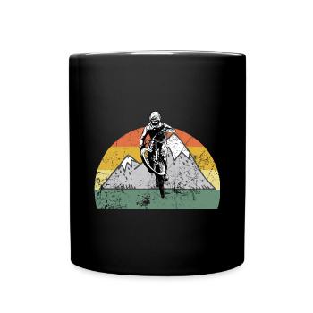Vélo de montagne Cyclisme Cyclisme Cyclisme - Mug uni - noir - Devant