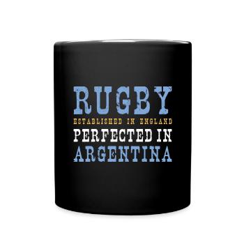 Rugby Perfected In Argentina Rugby - Tasse einfarbig - Schwarz - Vorne