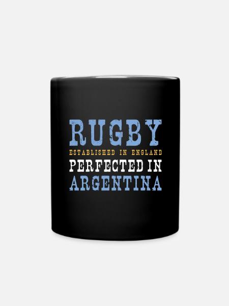Rugby perfectionné en Argentine Rugby - Mug uni - noir
