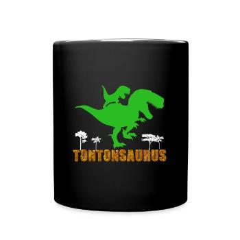 Mon Tonton Est Un Vieux Dinosaure Cool - Mug uni - noir - Devant