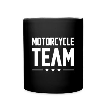 Motorcycle Team - Full Colour Mug - black - Front