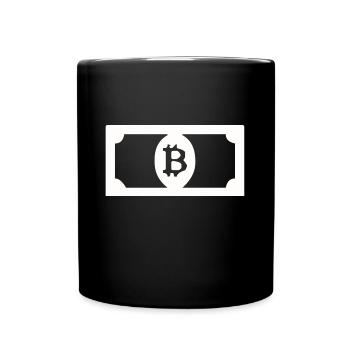 Bitcoin dollars - Mug uni - noir - Devant