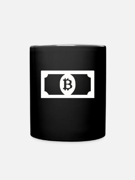 Bitcoin dollars - Mug uni - noir
