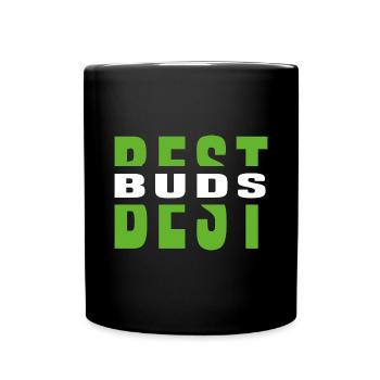 Best Friends Best Buds Best Friend - Full Colour Mug - black - Front