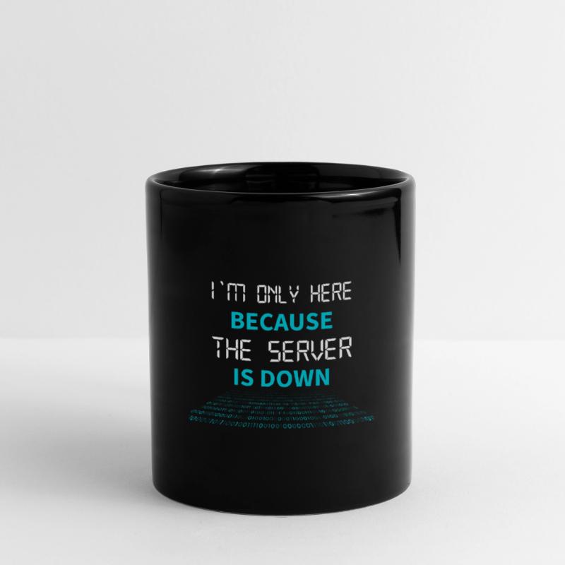 Nerd Coder Server Download Error 404 Full Colour Mug