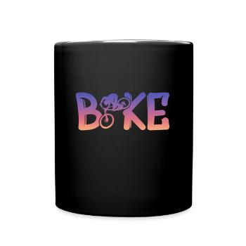 bike - Tasse einfarbig - Schwarz - Vorne