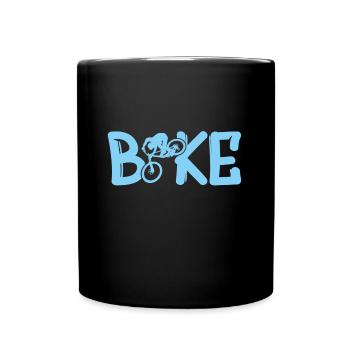 Bike - Tasse einfarbig - Schwarz - Vorne