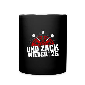 Drôle de fléchette disant jeu de fléchettes cadeau - Mug uni - noir - Devant
