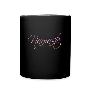 Namastge - Tasse einfarbig - Schwarz - Vorne