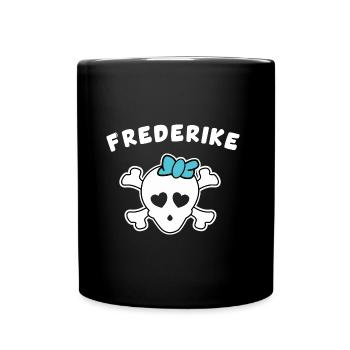 Pirate Frederike Design pour les filles et les femmes - Mug uni - noir - Devant