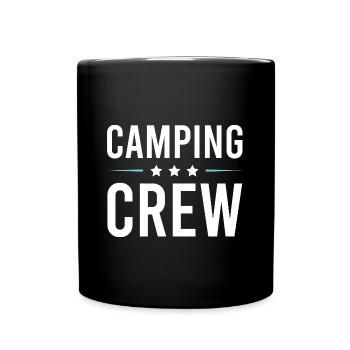 Camping Crew - Full Colour Mug - black - Front