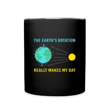 Jour de la Terre - Mug uni - noir - Devant