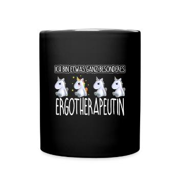 ERGOTHERAPEUTIN - Toll - Tasse einfarbig - Schwarz - Vorne
