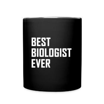Biologist biology student science gift - Full Colour Mug - black - Front
