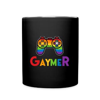 Gaymer LGBT Gaming Gift Jeu pour les homosexuels drôle - Mug uni - noir - Devant