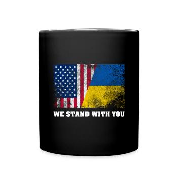 Ukraine - Full Colour Mug - black - Front
