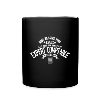 Expert Comptable - Mug uni - noir - Devant