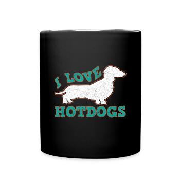 Dog Dog Lover Dog Owner Dog Lover - Full Colour Mug - black - Front