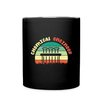 Chemical Engineering Chemical Engineering Chemicals - Full Colour Mug - black - Front
