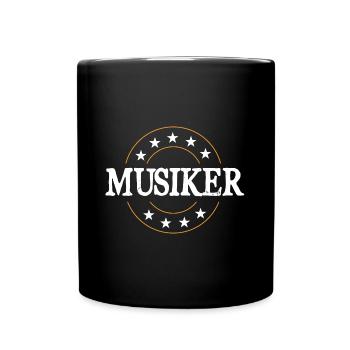 Musiker Beruf - Tasse einfarbig - Schwarz - Vorne
