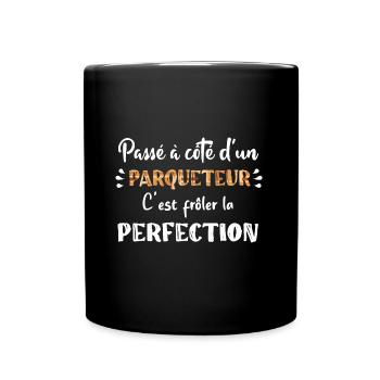 Passé à côté d'un parqueteur t-shirt homme - Mug uni - noir - Devant