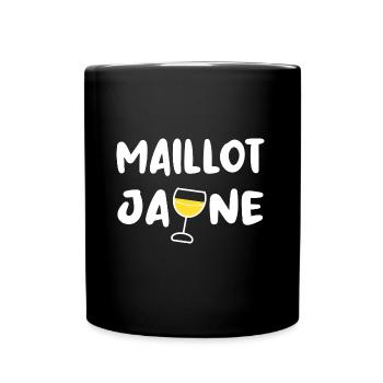 Maillot jaune t-shirt apéro humour jeu de mots - Mug uni - noir - Devant