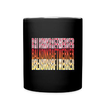 Solaranlage - Tasse einfarbig - Schwarz - Vorne