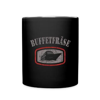 Urlaub - Tasse einfarbig - Schwarz - Vorne