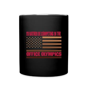 Office - Full Colour Mug - black - Front