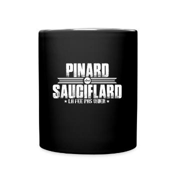 Pinard and Sauciflard The Fairy Not Shit - Full Colour Mug - black - Front