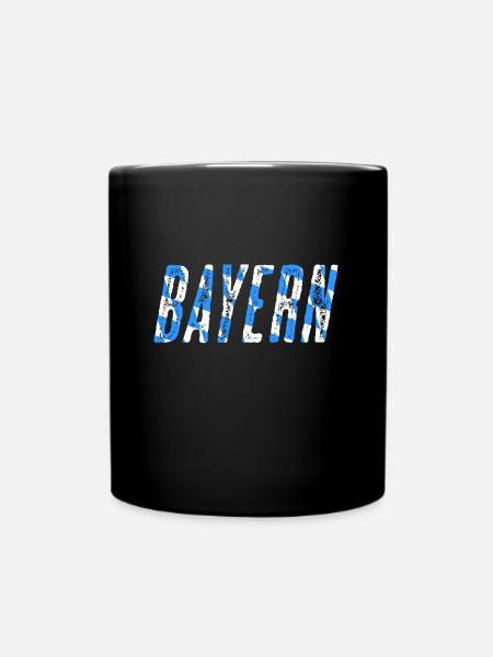 Bayern - Tasse einfarbig - Schwarz