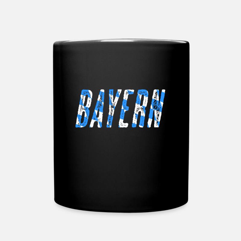 Bayern - Tasse einfarbig - Schwarz