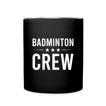 Équipe de badminton - Mug uni - noir - Devant