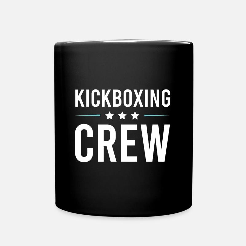 Kickboxing Crew - Tasse einfarbig - Schwarz