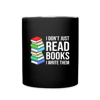 Poesie Gedicht Autor - Tasse einfarbig - Schwarz - Vorne