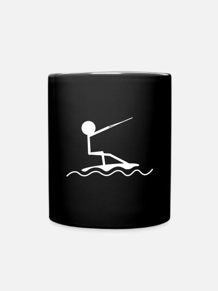Wakeboarden Wakeboard - Tasse einfarbig - Schwarz