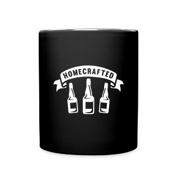Homemade beer - Full Colour Mug - black - Front