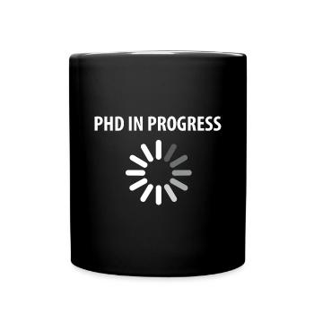 Thèse de doctorat PHD Doctor - Mug uni - noir - Devant
