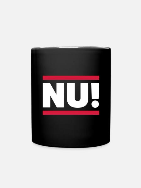 NU | Dialekt | Sächsisch - Tasse einfarbig - Schwarz