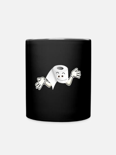 Papier toilette à perte - Mug uni - noir