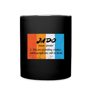 Judo Martial Arts Respect Self-Defense - Full Colour Mug - black - Front