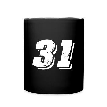 31 Symbole numérique - Mug uni - noir - Devant