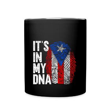 Puerto Rico - Tasse einfarbig - Schwarz - Vorne