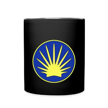 Buen Camino de Santiago de Compostela Jakobsweg - Full Colour Mug - black - Front
