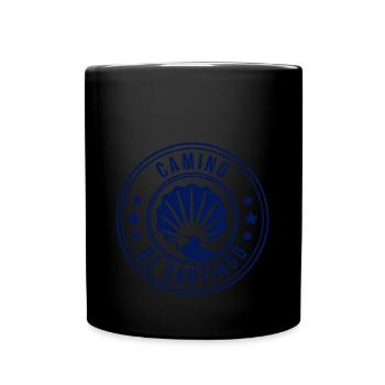 Buen Camino de Santiago de Compostela Jakobsweg - Full Colour Mug - black - Front