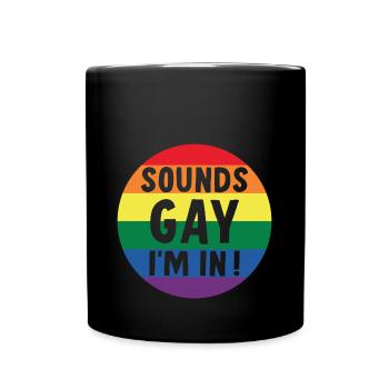 Sons Gay I ́m In LGBT - Mug uni - noir - Devant